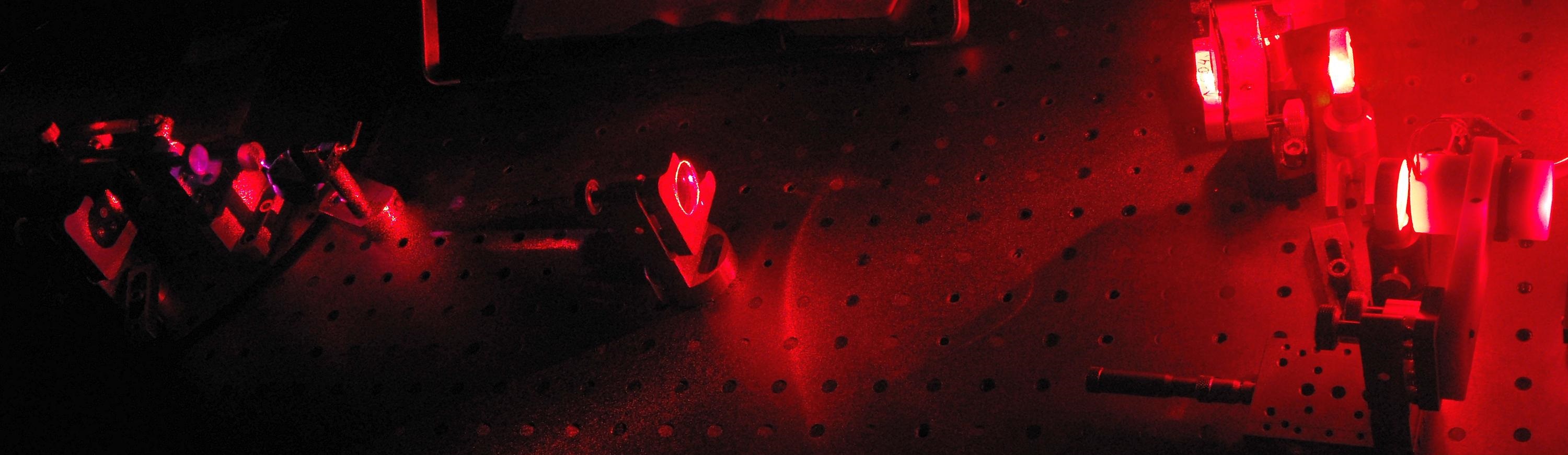 1340nm Mode Locked Laser in use